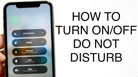 How to turn Do Not Disturb on or off on your iPhone